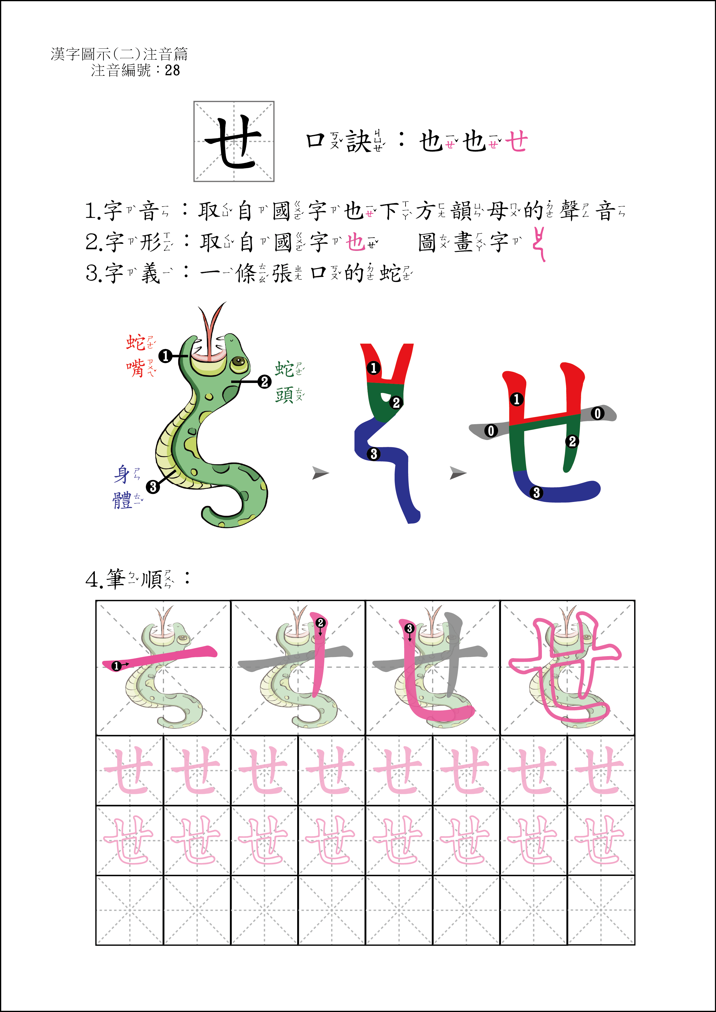 《漢字圖示》：(注音符號篇) - 樂哈哈學習吧